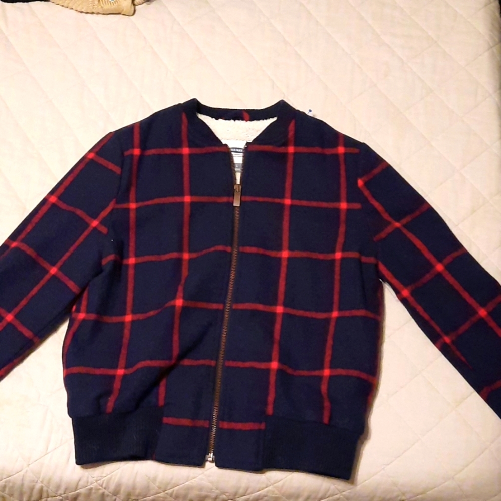 OLD NAVY womens small furlined jacket/coat